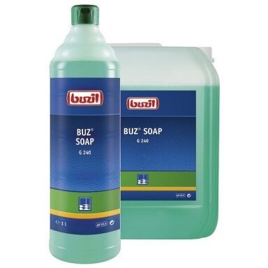 BUZ® SOAP G 240 Valymo priemonė muilo pagrindu 10L BUZ® SOAP G 240 Valymo priemonė muilo pagrindu 10L