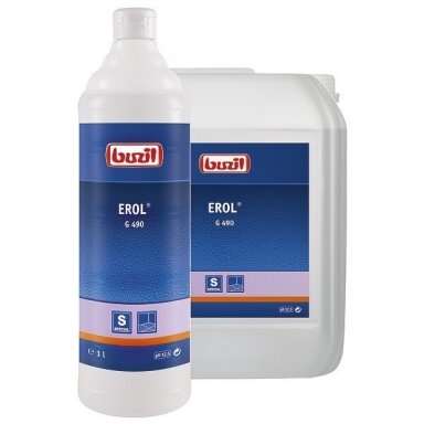 EROL® G 490 Šarminis, intensyvus valiklis akmens masės plytelėms 1L EROL® G 490 Šarminis, intensyvus valiklis akmens masės plytelėms 1L