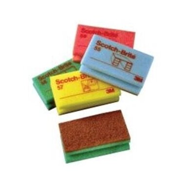 Figūrinė kempinė - šveistukas SCOTCH-BRITE 57, nebraižanti paviršių, žalia, 13 x 7 x H 4,5 cm, 10 vnt Figūrinė kempinė - šveistukas SCOTCH-BRITE 57, nebraižanti paviršių, žalia, 13 x 7 x H 4,5 cm, 10 vnt