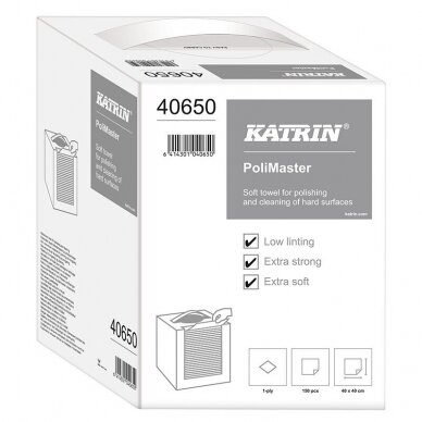 Katrin® 40650 šluostės pramonei 150 lapelių/