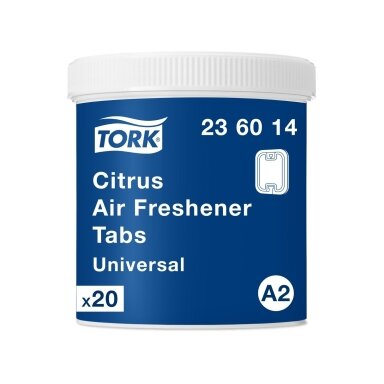 Kvepalų lapeliai x20 TORK 236014 Citrina