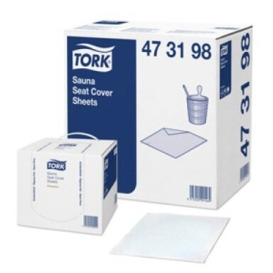 Tork Premium paklojimo popierius saunai – 150 lapelių, 3 sluoksniai (kodas 473198)
