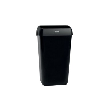 Plastikinė šiukšliadėžė su dangčiu, Katrin 92261, 25L, juoda