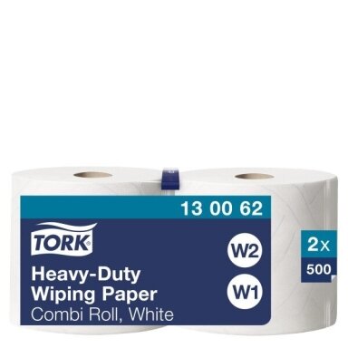 Popierinės šluostės rulonais Tork Advanced Wiper Performance 430 W1/W2, 2sl., 130062 Popierinės šluostės rulonais Tork Advanced Wiper Performance 430 W1/W2, 2sl., 130062
