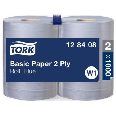 Popierinės šluostės rulonais Tork Universal 320 W1, 2sl., 128408 Popierinės šluostės rulonais Tork Universal 320 W1, 2sl., 128408
