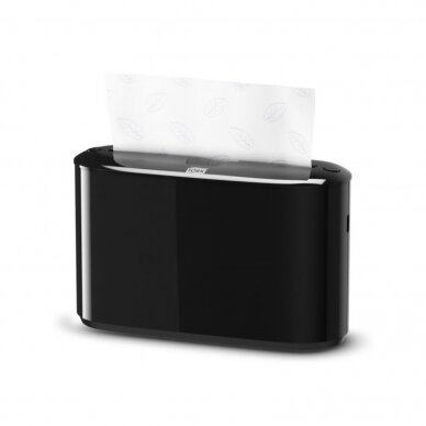 Popierinių rankšluosčių laikiklis TORK Xpress Countertop Multifold 323 x 218 x 116 mm, juodas, 552208