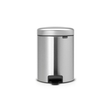 Šiukšlių dėžė atidaroma koja Brabantia NewIcon, matinio metalo, 5l, 112645 (Kopija) Šiukšlių dėžė atidaroma koja Brabantia NewIcon, matinio metalo, 5l, 112645 (Kopija)