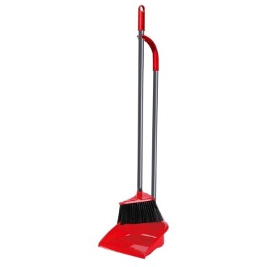 Šluotelė su semtuvėliu Vileda VILE15831, 260 mm, plastikas, juoda/raudona Šluotelė su semtuvėliu Vileda VILE15831, 260 mm, plastikas, juoda/raudona