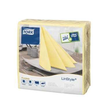 Tork LinStyle® Champagne Dinner Napkin – 39×39 cm, 1 sluoksnis (kodas 478741) Tork LinStyle® Champagne Dinner Napkin – 39×39 cm, 1 sluoksnis (kodas 478741)