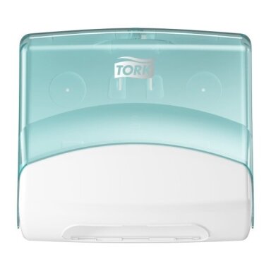 Tork Performance Top Pack W4 šluosčių servetėlių dozatorius turkio/baltas 654000