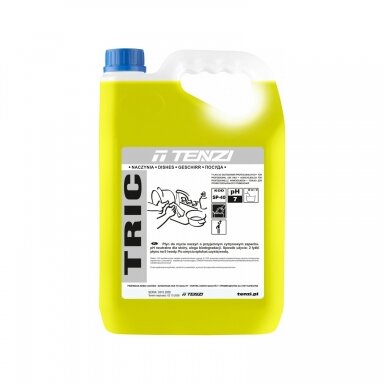 TRIC Tenzi 5L citrininis indų plovimo koncentratas TRIC Tenzi 5L citrininis indų plovimo koncentratas