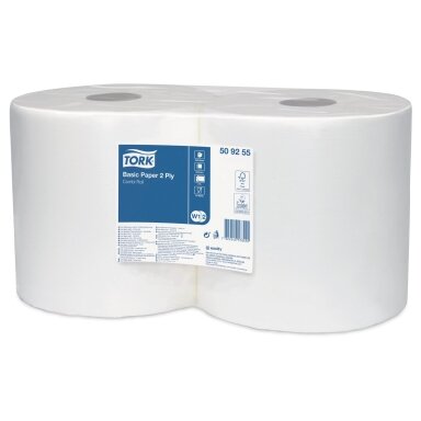 Valymo šluostė x2 Tork 509255 2W 184mb 2 ritinėliai Valymo šluostė x2 Tork 509255 2W 184mb 2 ritinėliai