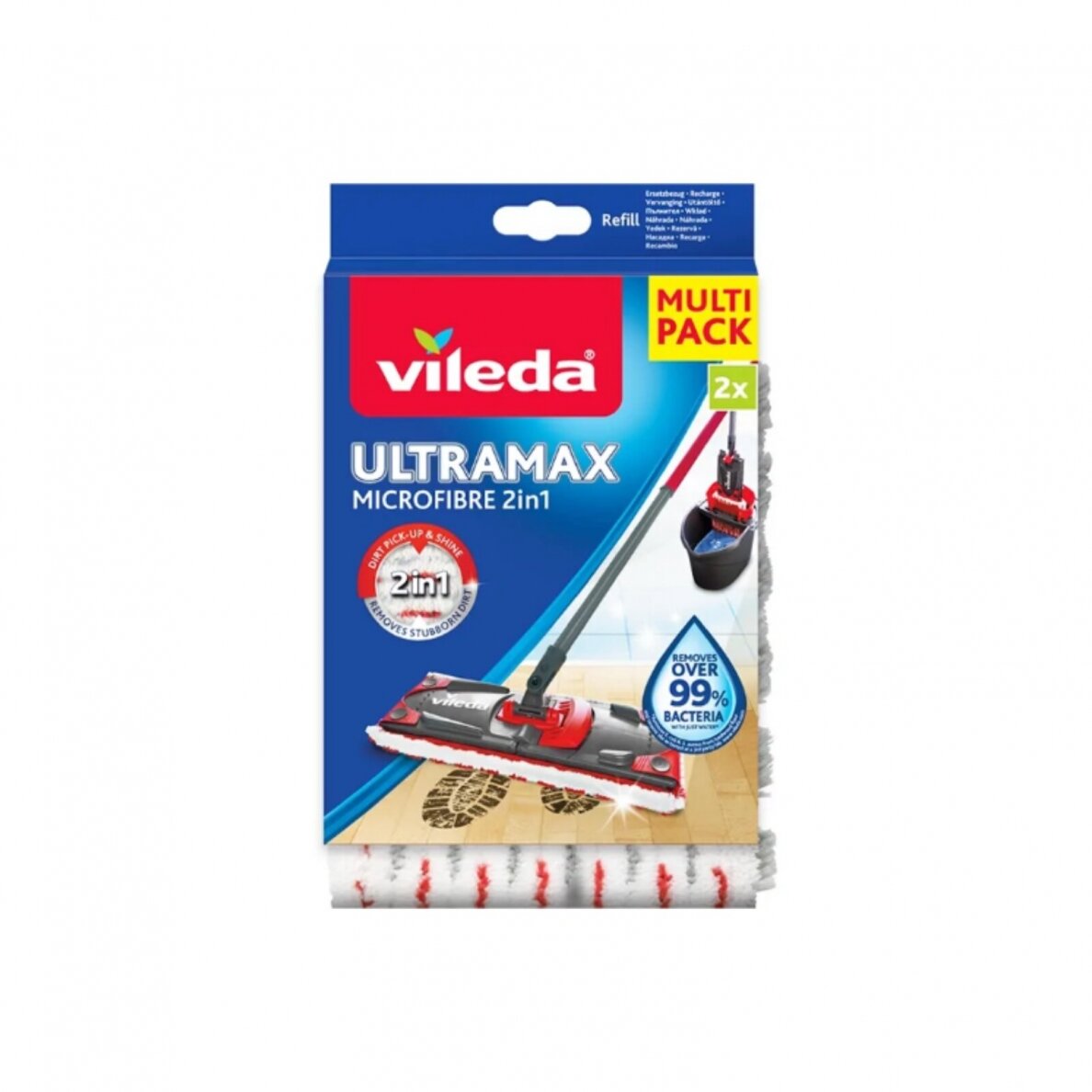 Vileda ULTRAMAX Turbo 2in1 užvalkalai, 2 vnt.
