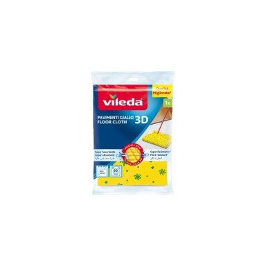 VILEDA 3D mikropluošto grindų šluostė 1 vnt VILEDA 3D mikropluošto grindų šluostė 1 vnt