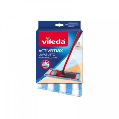 Vileda ACTIVE MAX plokščias šluostės įdėklas (141001) Vileda ACTIVE MAX plokščias šluostės įdėklas (141001)