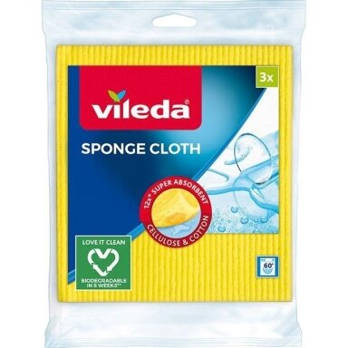 Vileda Sponge Pucer 2+1 169743 Vileda Sponge Pucer 2+1 169743