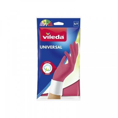 VILEDA UNIVERSAL buitinės pirštinės, dydis 7/S VILEDA UNIVERSAL buitinės pirštinės, dydis 7/S